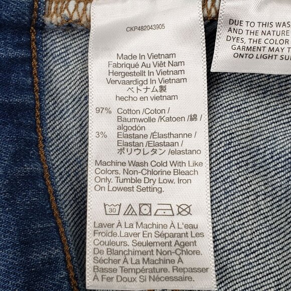 Madewell Kick Out Crop Jeans Womens 31 Oneida Wash Mid-Rise Flare Magic Pockets - Picture 10 of 16